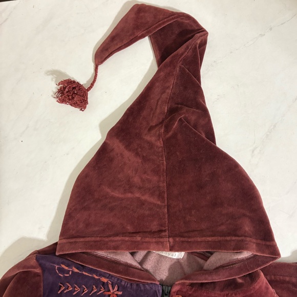 The Collection Royal Size Large Velvet Patchwork Embroidered Boho Hippie Gypsy - Picture 6 of 6